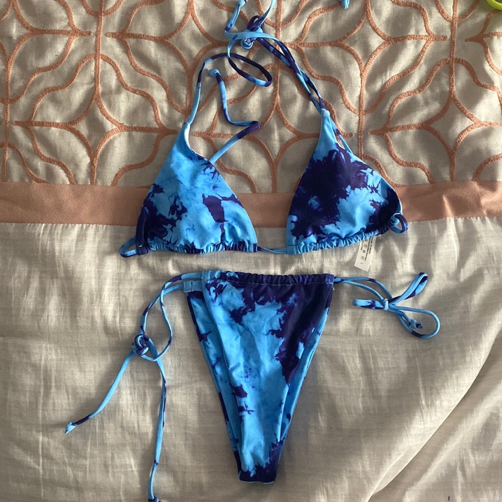 BLUE TYE DYE BIKINI